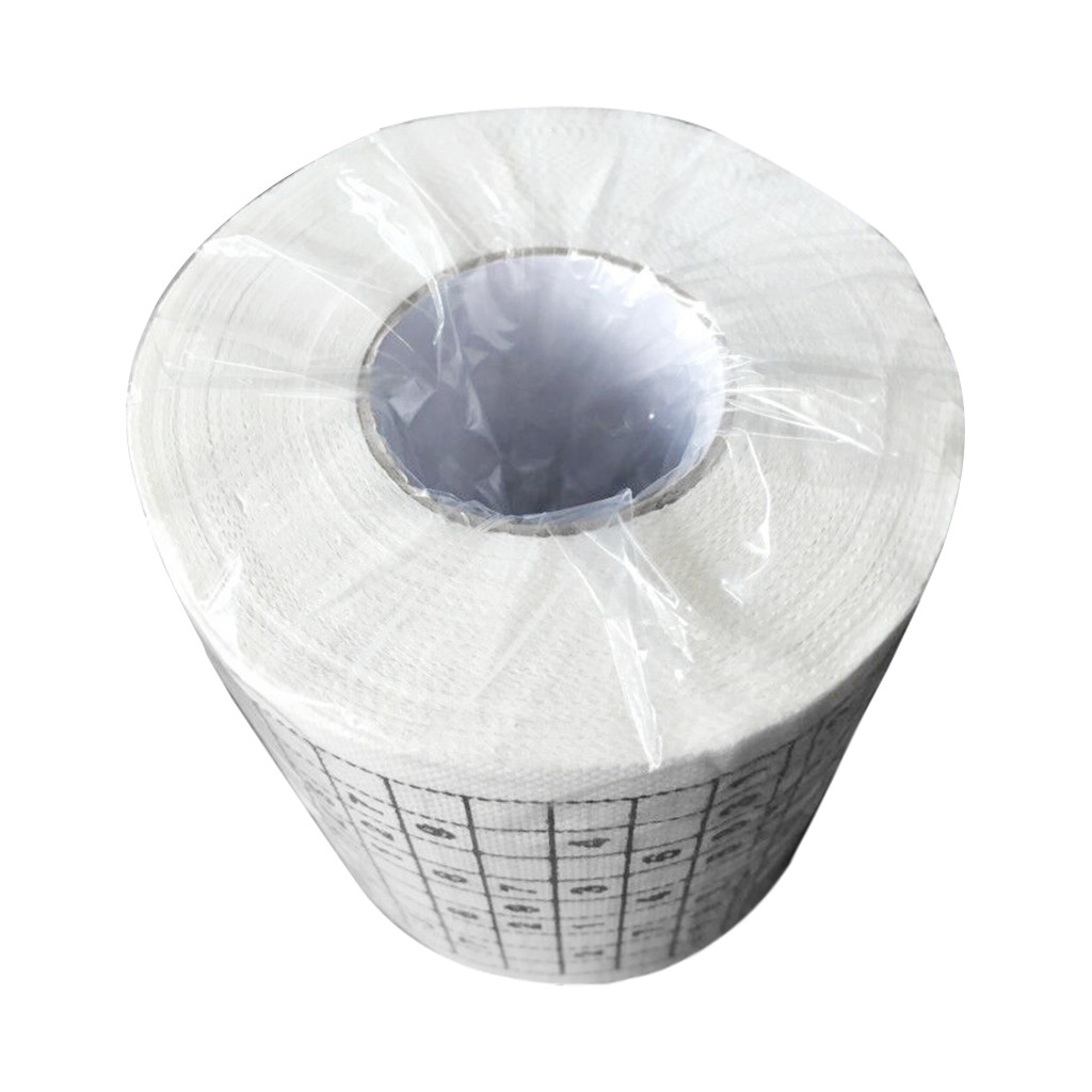10*10cm Toilet Roll Tissue Decor Tissue Letter Printing Napkins Hollow Replacement Cleaning Table Home Kitchen Paper towels Safe