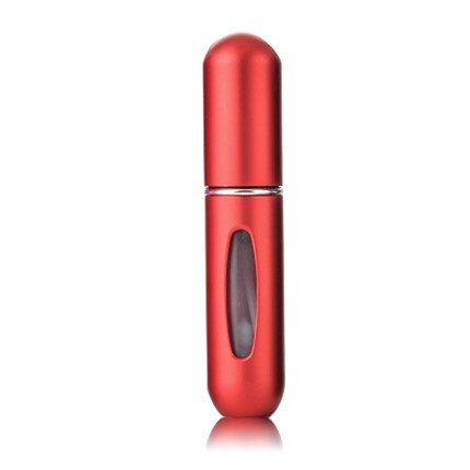 5ml coloré Portable voyage Mini conteneur en aluminium rechargeable parfum vaporisateur bouteille vide bouteilles de stockage cosmétique: 5ml RED