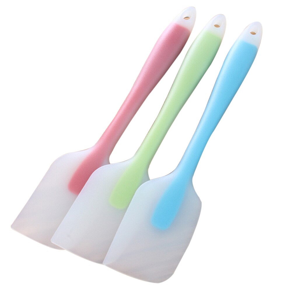 Silicone Spatulas Non Stick Baking Cake Flour Mixing Scraper Oil Bread Scraper Silicone Spatula DC120