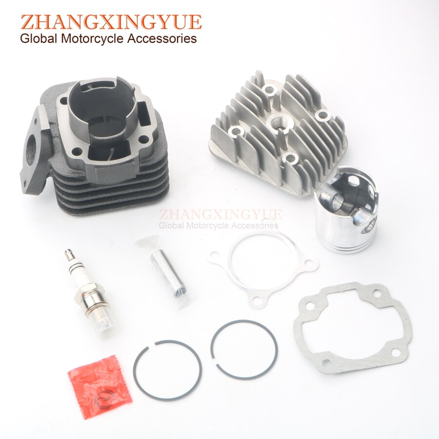 70cc cylinder sæt & cylinderhoved & 47mm/12mm stempel sæt til vento triton lynlås 50cc 2- takt