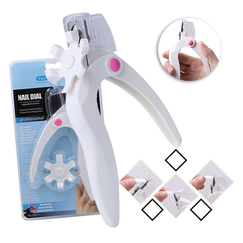 Nail Art Nail Edge Clipper Cutter Acrylic Gel False Tips Manicure Tool for Salon Home Use