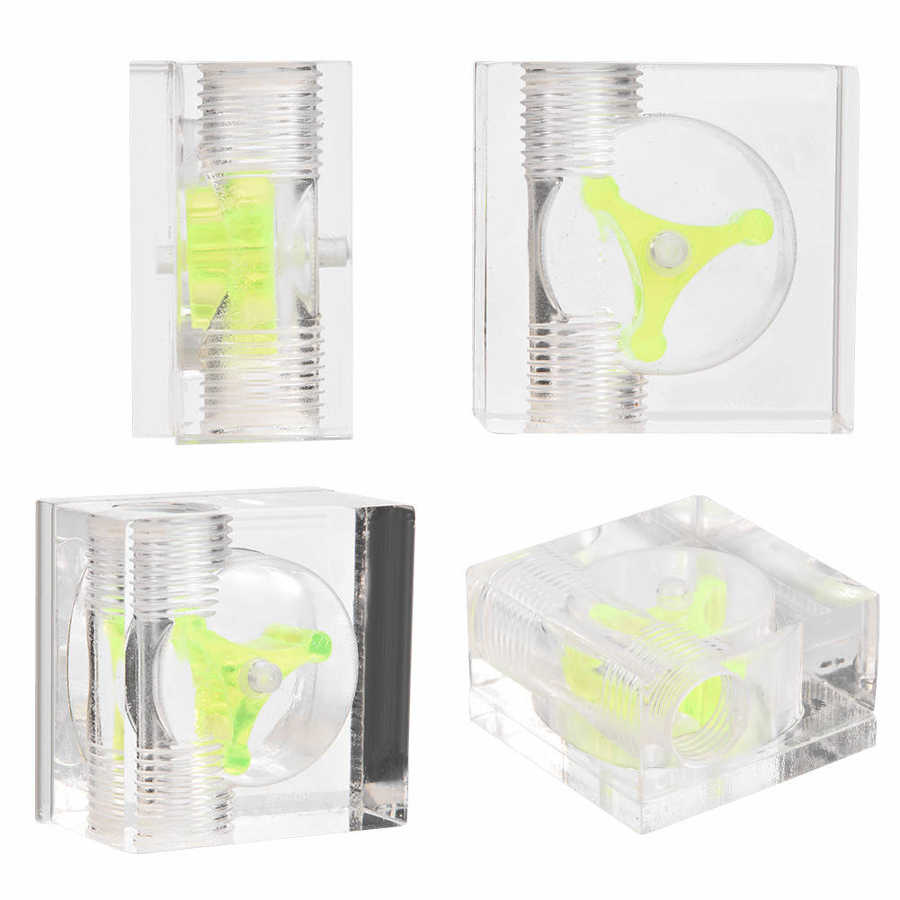 Pc Water Cooler Meter /4 Draad 3 Acryl Waaier Waterkoeling Meter Indicator Voor Computer Water Cooling System