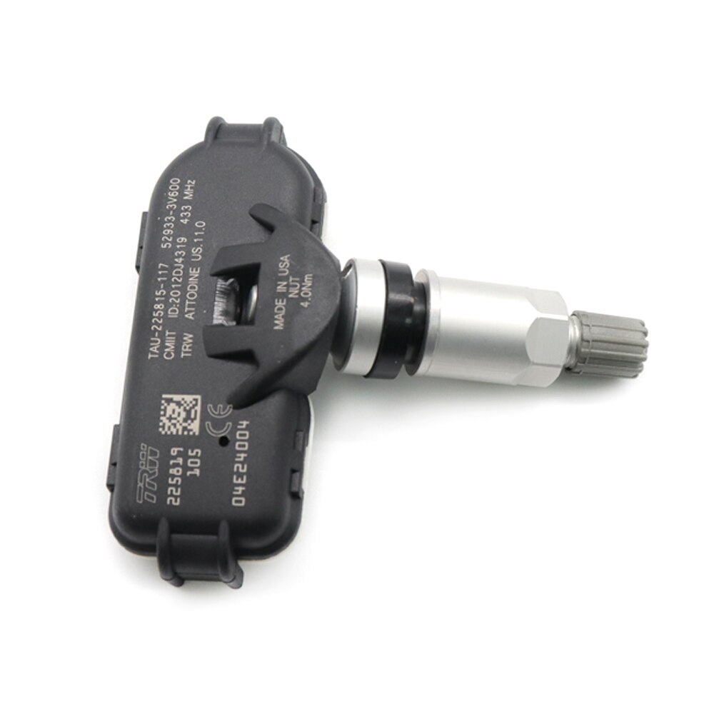 TPMS Tire Pressure Monitoring System Sensor 52933-3V600 For Hyundai Grandeur [HG] I40 [VF] Azera Kia Rio [UB] 433MHz