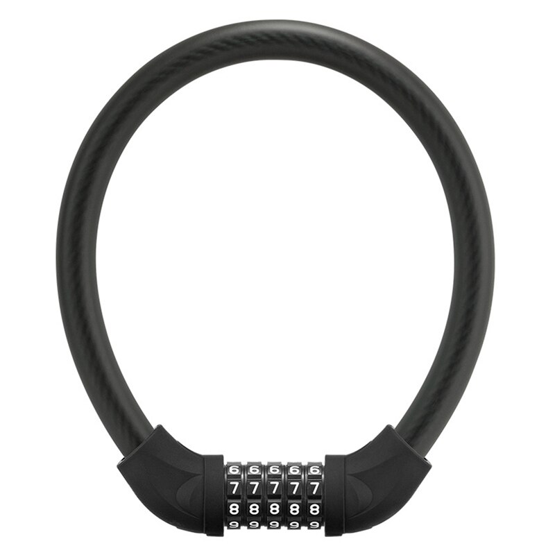 ROCKBROS Antivol Vélo à Code 4 Chiffres – Chaîne Acier 96 Cm, 17,19 Mm, 427 G, Anti-coupure Et Anti-poussière