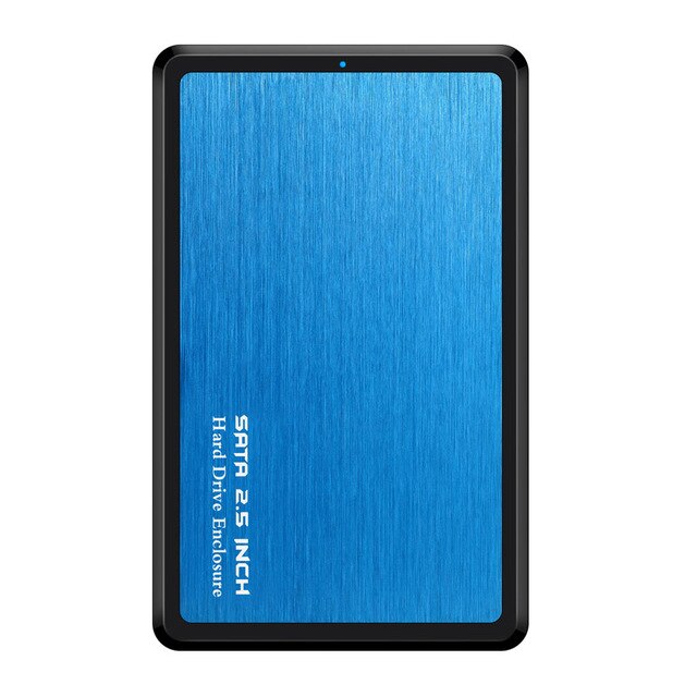 2.5 zoll usb 3.0 sata hd box hdd-laufwerk externes hdd-gehäuse schwarzes gehäuse werkzeuglos 5 gbit/s unterstützt uasp für ssd / 2tb festplatten: Blau
