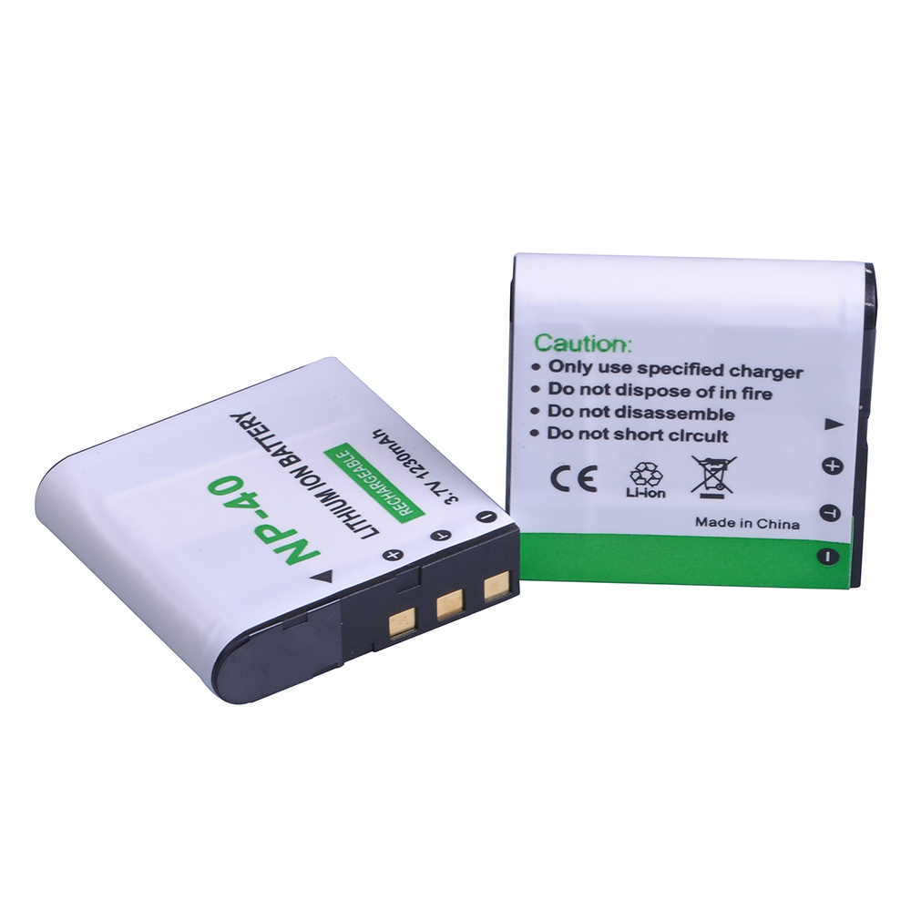 3Pcs 1230mAh NP-40 NP 40 NP40 Li-ion Battery for EX-FC100 EX-P505 EX-Z100 EXILIM EX-Z1050 EX-P600/P700 EX-Z57