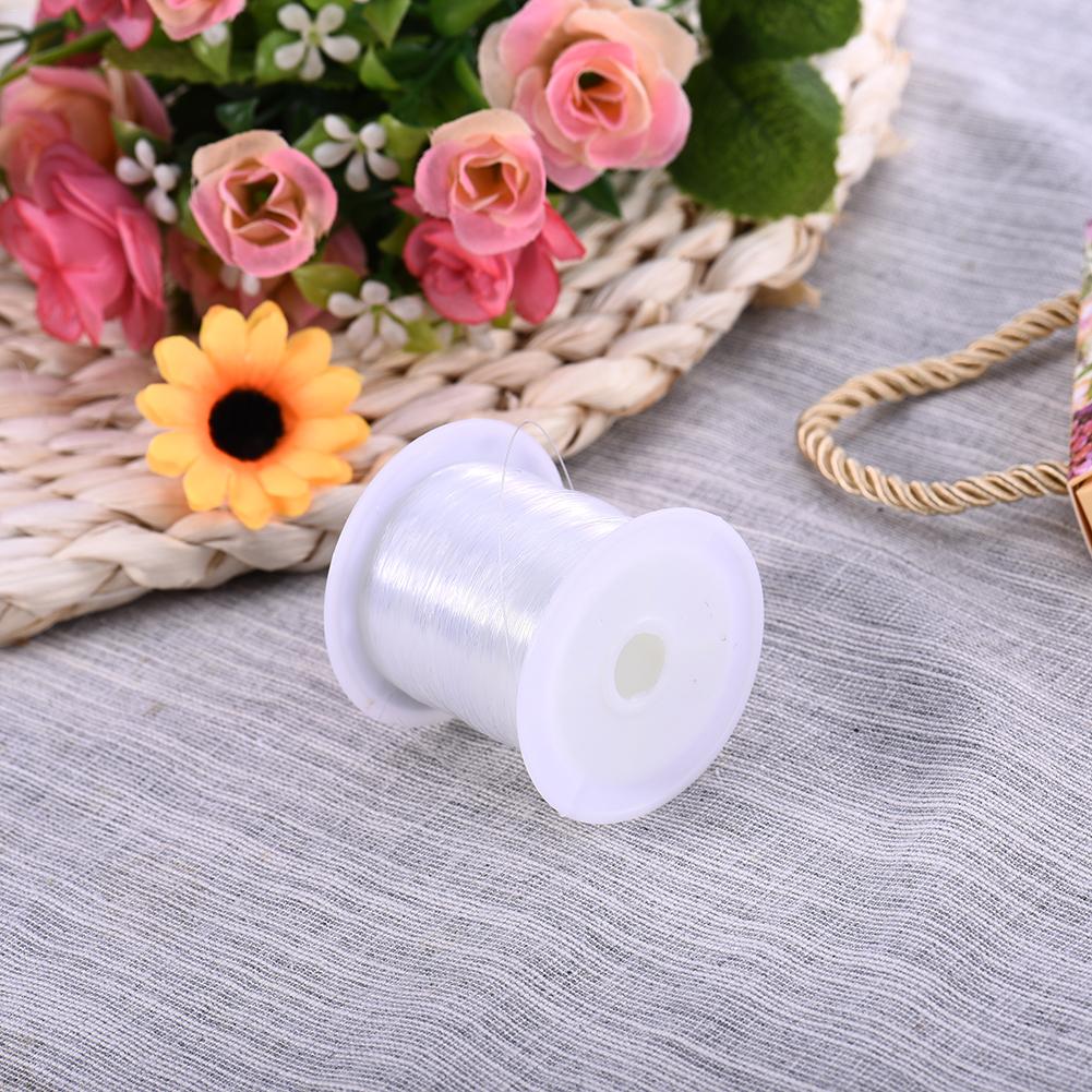 10m/Roll Transparent Diy Jewelry Craft Beading Thread Nylon Clear White Line Cord Wedding Shoes Clothing Materials Sewing Thread