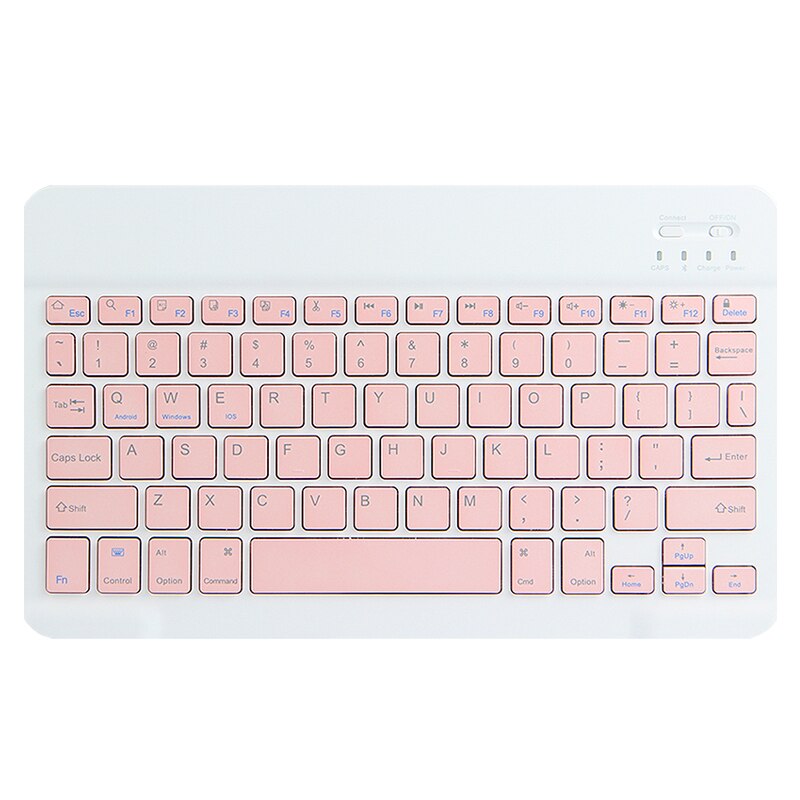 Clavier Bluetooth Souris Pour Huawei MediaPad T3 T5 M2 M3 Lite 8.0 T10 T10S 10.1 M3 8.4 M5 M6 8.4 Matepad 10.4 Pro 10.8» Tablette: Pink