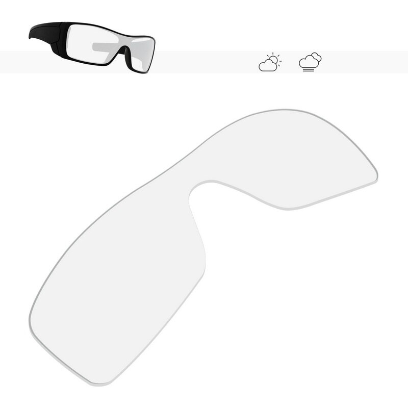 Glintbay – lentilles de lunettes de soleil polarisées de remplacement, pour Oakley Batwolf, plusieurs Options: Crystal Clear