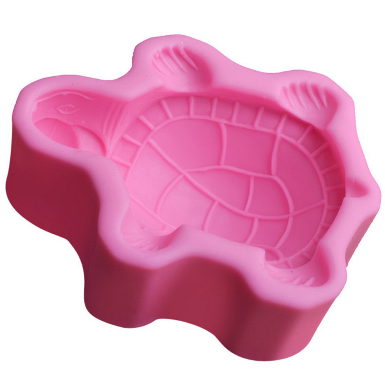 3D tortue Silicone moule moule pour bricolage à la main savon bougie plâtre pain Mousse gelée chocolat Fondant gâteau 10.4x7.9x3.5cm