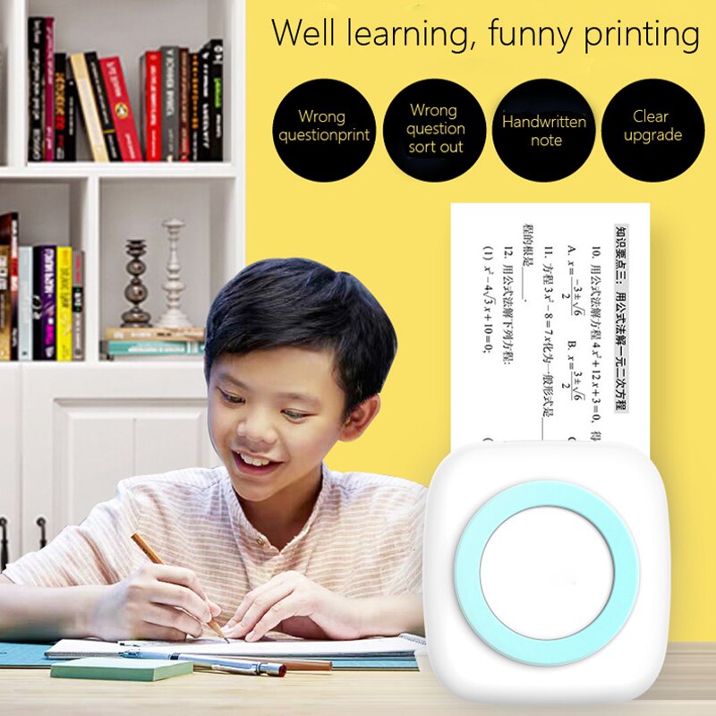Thermal Printer MINI Wirelessly Bluetooth 200dpi Photo Label note Portable Printer Printing USB Portable MINI Thermal printer