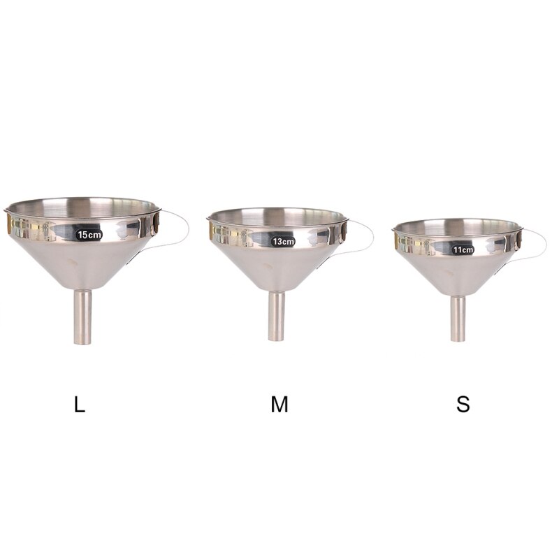 Neue Multifunktionale Edelstahl Trichter Utensilien Wein Trichter Haushalt Trichter Universal Kegel Kaffee Trichter S/M/L