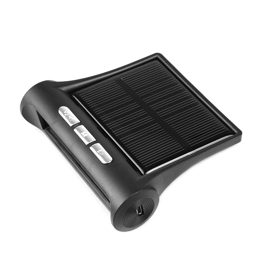 External / Internal Solar Power TPMS Car Tire Pressure Monitoring System LCD 4 Sensors for CARs Temperature Warning CAR Safety