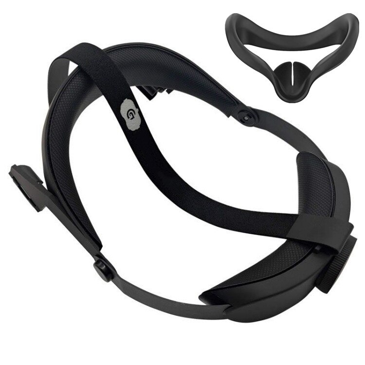Gomrvr oculus quest 2 halo strap
comfortable adjustable ergonomic virtual reality accessories: black