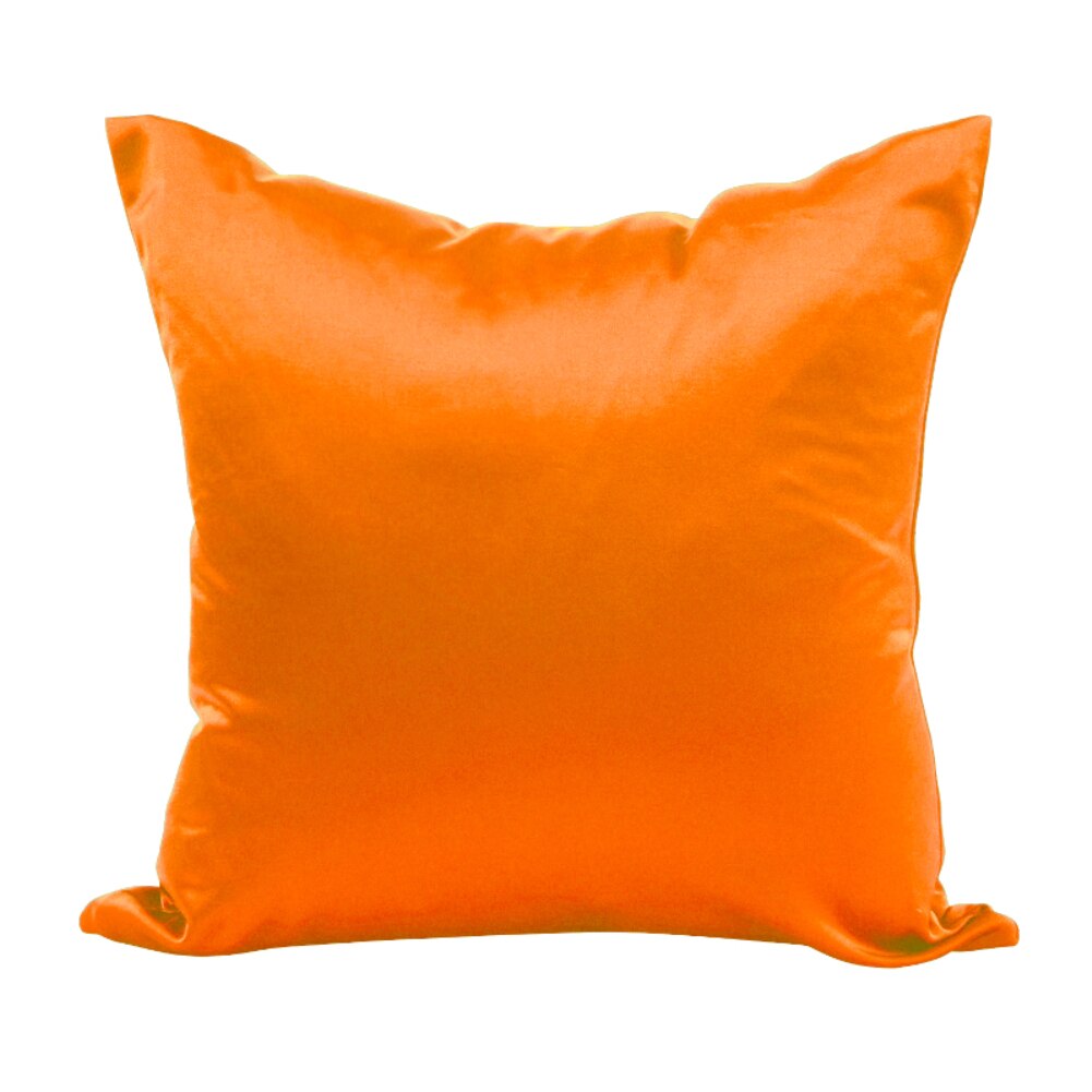 Voor Kinderen/Volwassen Kussensloop Cover Beide Zijde 100% Zijde Kussensloop Queen Size Kussensloop Cover Met Verborgen Rits: Oranje