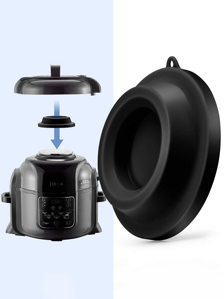 Suporte da tampa de silicone acessórios fogões de pressão e fritadeira de ar fácil de usar basta colocar o suporte da tampa na tampa da fritadeira