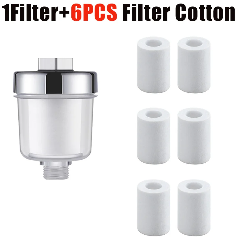 Kit purificador de salida de agua, filtro Universal para grifo, cocina, baño, filtro de ducha, sistema de filtración de baño transparente para el hogar: Gris oscuro