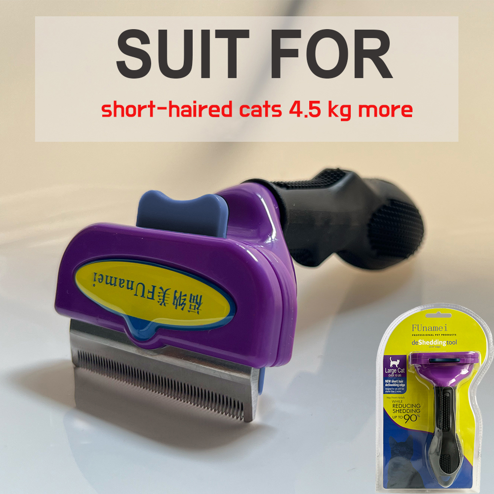 Pet Brush for Cats Dog Cat Comb Pet Hair Removal Brush Cat Grooming Comb Cat Hair Remover Cat Accessories Cat Hair Massage Combs: black
