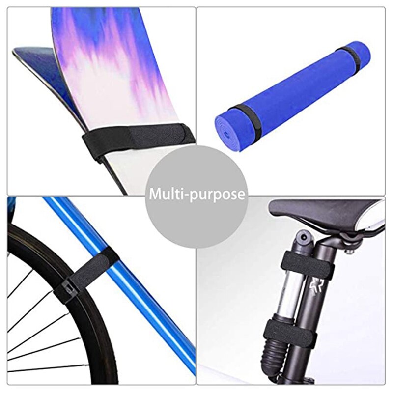 10Pcs/Pack Bike Rack Straps Bicycle Transport Wheel Rack Stabiliser Straps Securing Fasten Tape Bands Webbing
