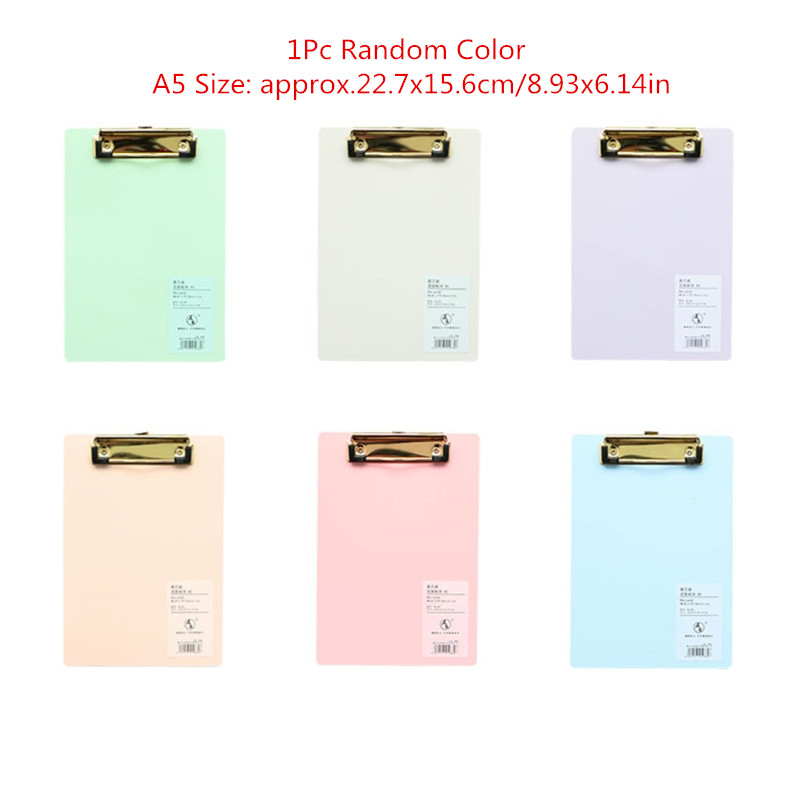 A4 A5 File Document Organizer Clipboard Folder Writing Pad Holder Conference Accessories Office School Supplies: Yellow
