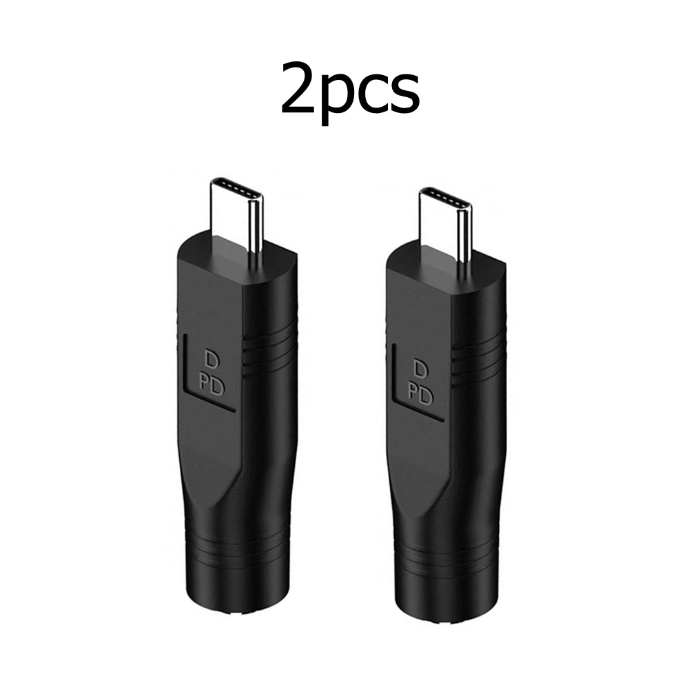 Cable de alimentación USB C macho a CC hembra, adaptador PD100w para Mini Cable Starlink, cabezal de repuesto Plug And Play, 1/2 Uds.: Blanco