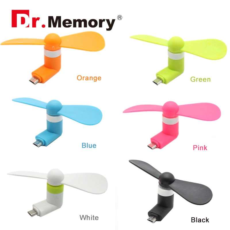 Ventilateur usb android, mini otg amovible, sortie usb, portable, pour téléphone android samsung, xiaomi, huawei, ventilateur usb à 2 broches