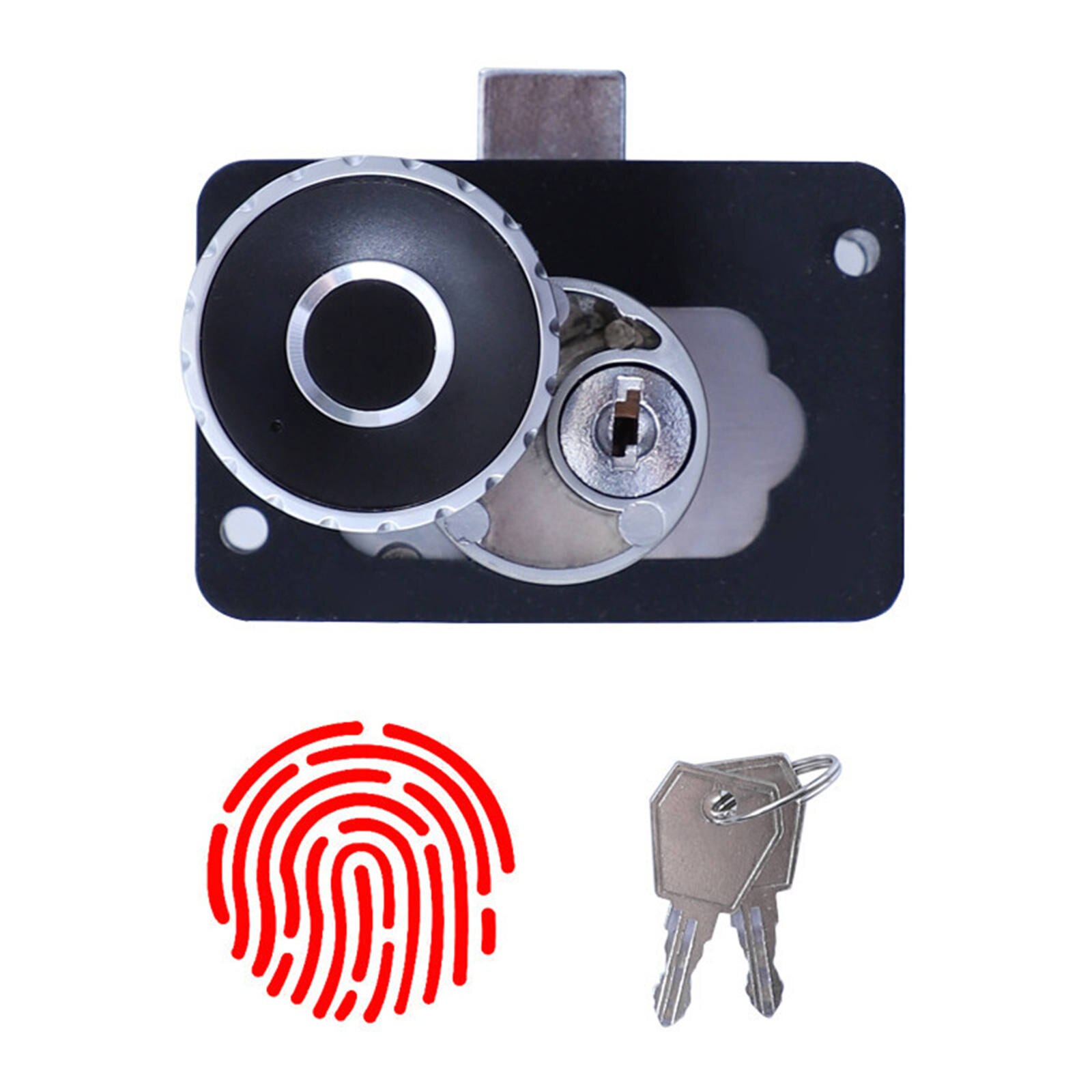 Smart Fingerprint Lock Drawer Lock Wardrobe Cabinet Lock Electronic Lock Office File Cabinet Lock