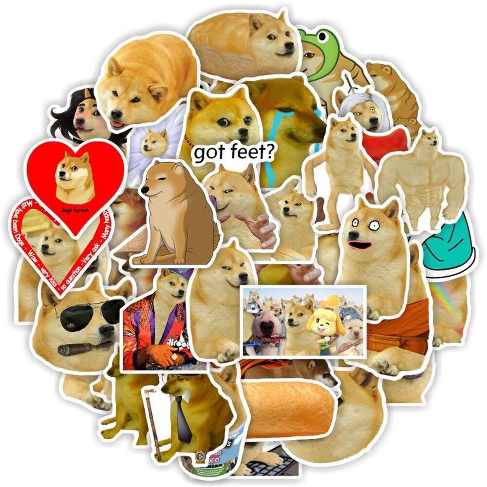10/50 stück cartoon-welpenaufkleber, süße hundeaufkleber in verschiedenen stilen für laptop, handy, haustierbedarf, partys, kinder