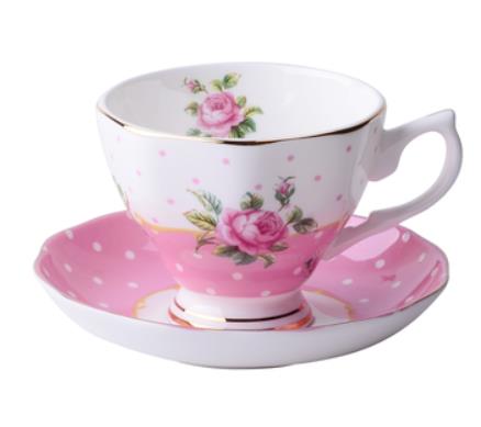 Ceramic Porcelain Coffee Mugs European Style Bone China Office Afternoon Teacup Household Breakfast Milk Cup Drinkware: F
