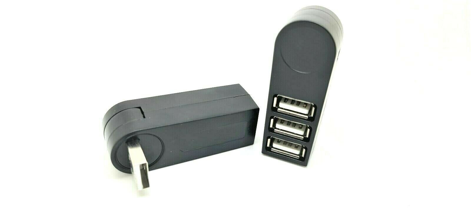 3 PORT USB HUB 2.0 SPLITTER ADAPTOR PC LAPTOP HIGH SPEED EXTENSION EXTENDER