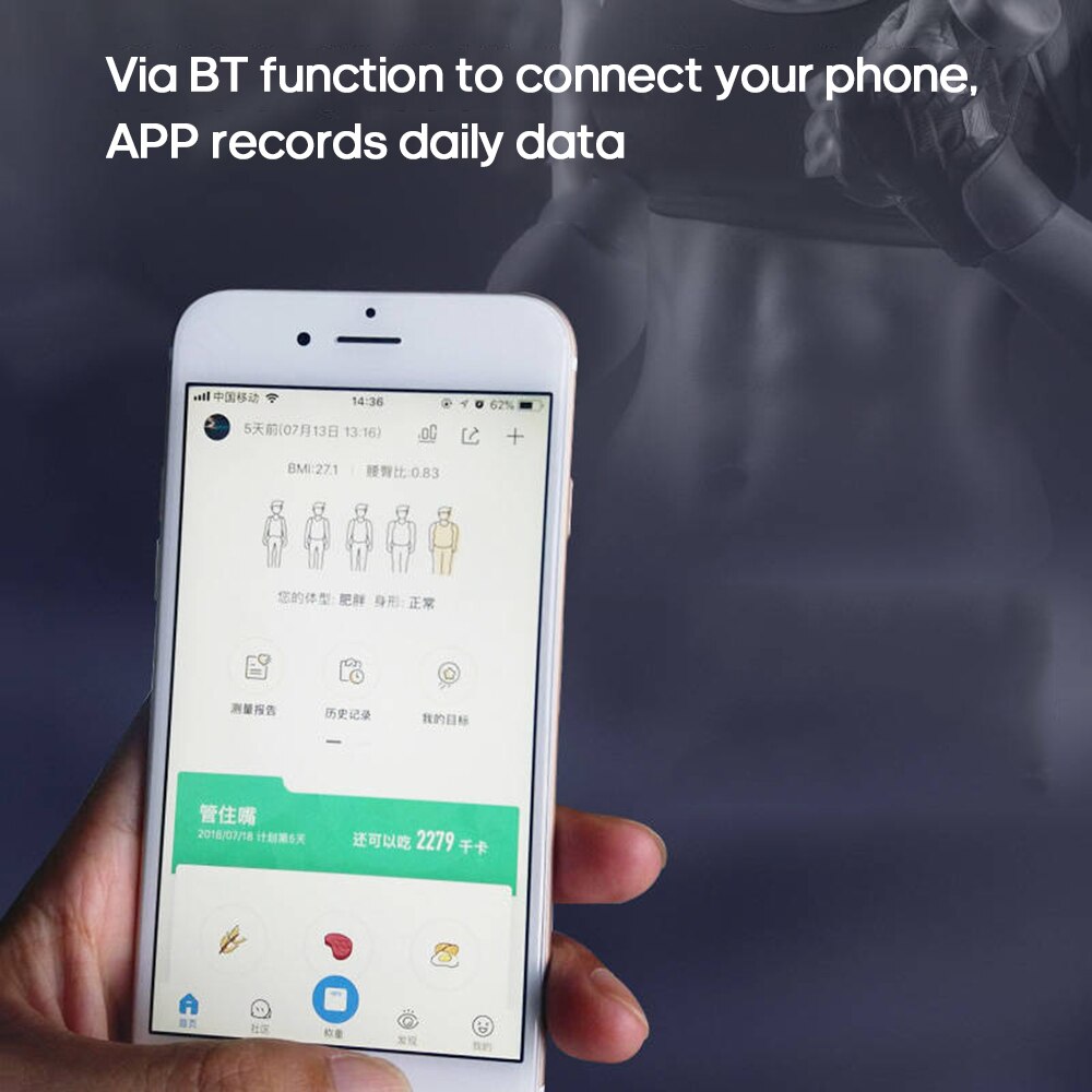 Bathroom Body Fat BT Electronic Digital Scale Human Weight Mi Scales lcd Display Body Index Electronic Smart Weighing Scales