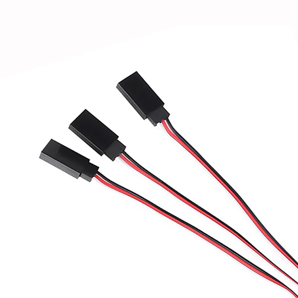 Peça rc 1 peça 15/30/50cm 1to1 1to 2 1 a 3 1 a 4 rc servo cabo de extensão para futaba jr macho para fêmea modelo rc