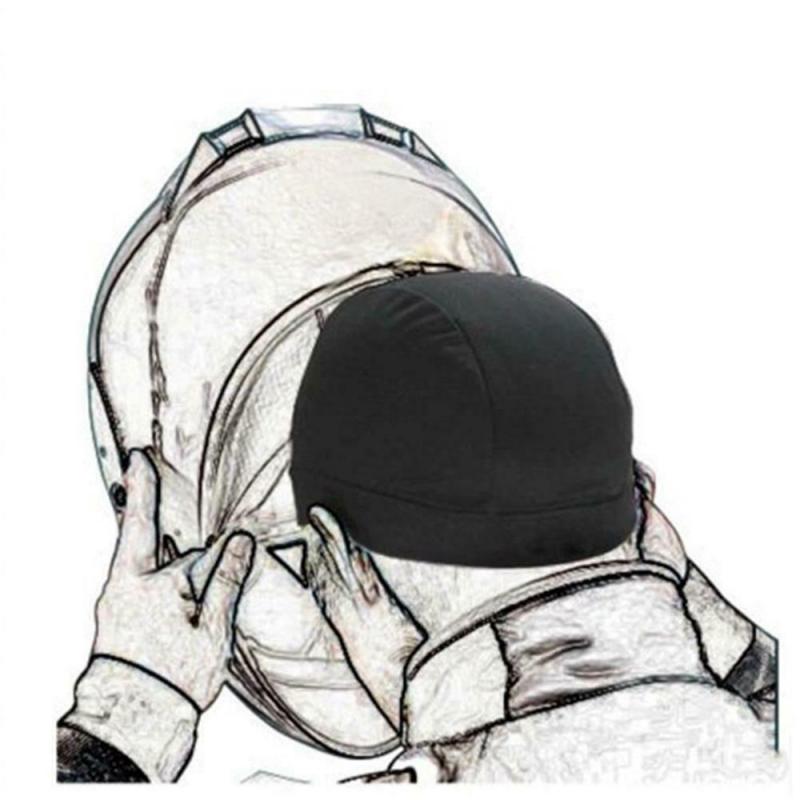 Motorcycle Helmet Inner Cap Cool Quick Dry Breathable Hat Racing Cap Helmet Beanie Cap Riding Helmet Car Accessories