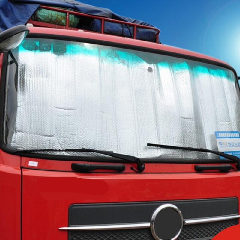 Foldable Aluminum foil Large Size Sun Shade Truck Van Car Windshield Visor Block Cover 220cm*80cm