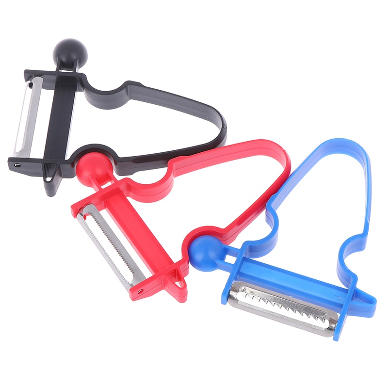 3 stk/sett magic slicer shredder skreller julienne cutter peel rustfritt stål blad zesters kjøkkenverktøy magic trio peeler sett