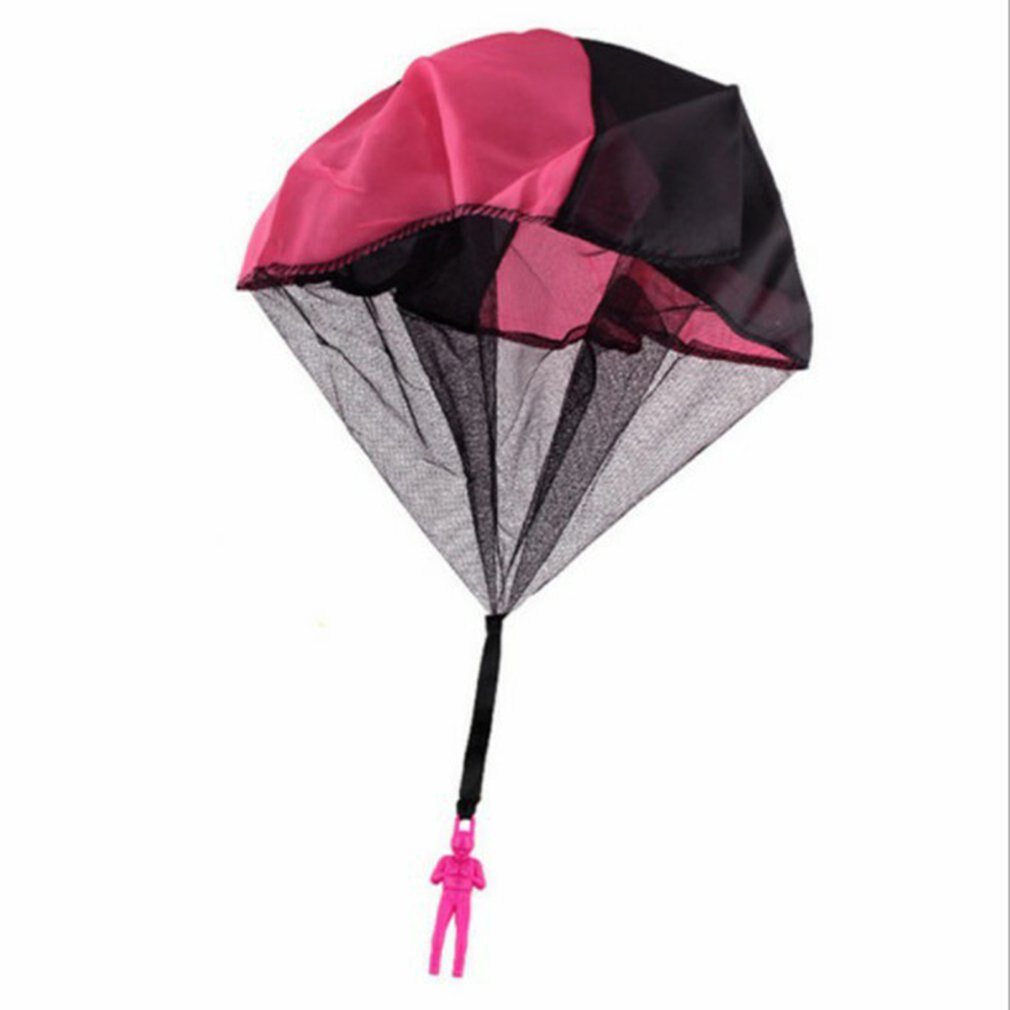 Durable Safe Parachute Kids Hand Throw Parachute Toy Free Toss It Up and Watch Landing Assorted Colors: 2