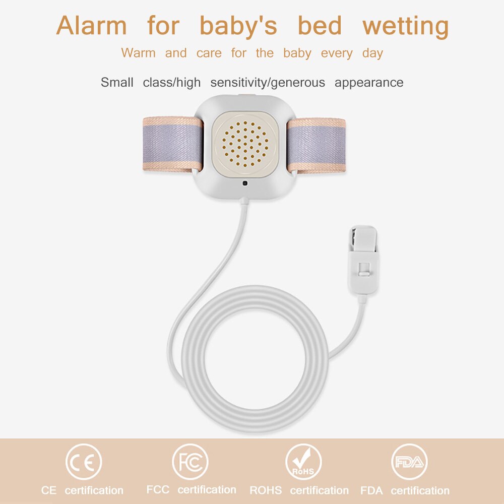 1pc arm slid sengevædningsføler alarm til baby småbørn voksne potte træning våd påmindelse sovende enuresis 5*4*1.5cm familieværktøj