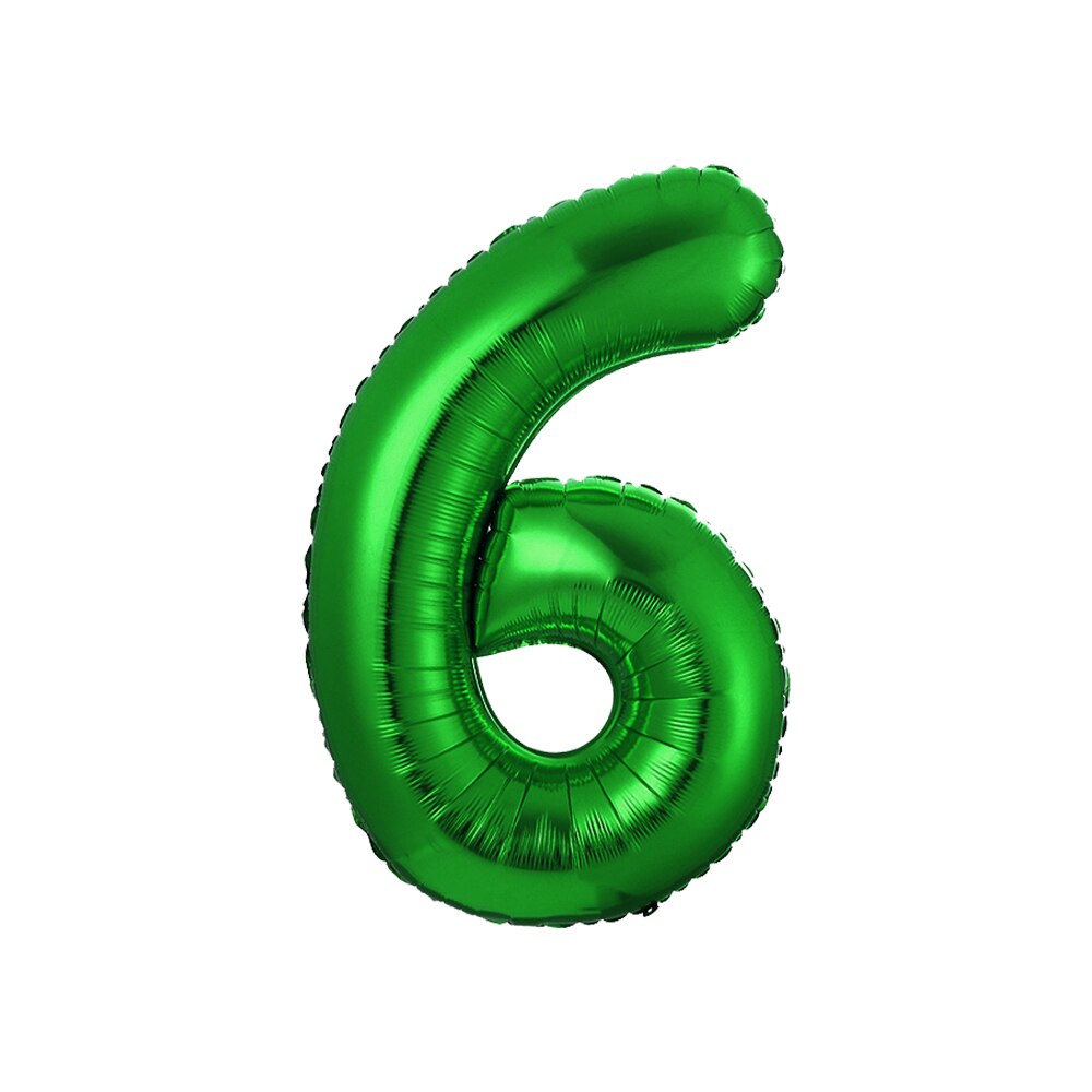 32 inch Green Number Foil Balloons 0 1 2 3 4 5 6 7 8 9 Helium Green Balloon Happy Birthday Party Wedding Decoration Supplies: 7