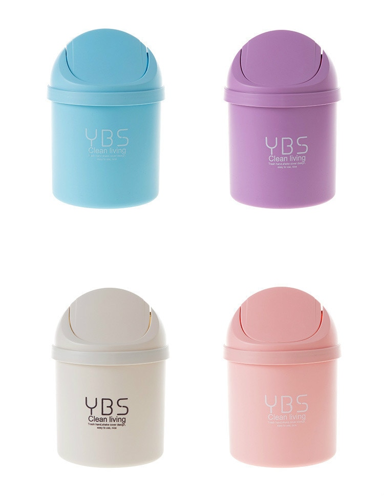 1PC bureau Mini boîte de rangement de bureau conteneur à déchets bureau nettoyage baril petite Table bureau organisateur stockage poubelles