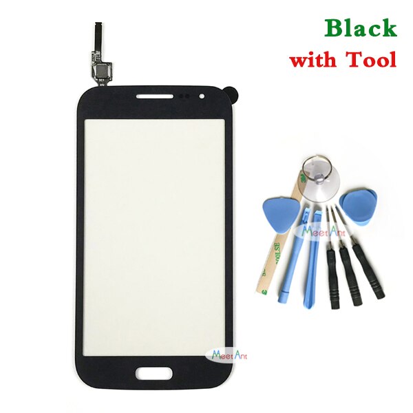 4.7 "pour Samsung Galaxy Win GT-i8552 GT-i8550 i8552 i8550 DUOS écran tactile numériseur capteur avant verre lentille panneau: Black with Tool
