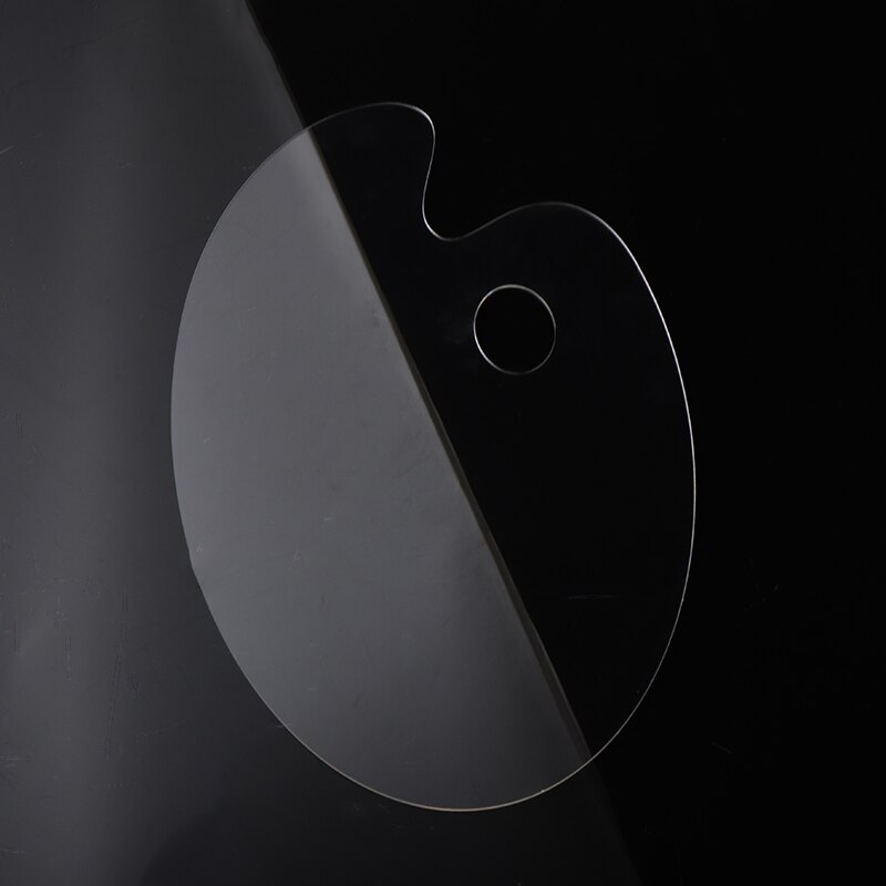 Plastic Clear Paint Palette Acrylic Gouache Artist Paint Mixing Watercolor Gouache Paint Palette Artistic Supplies 30x20cm