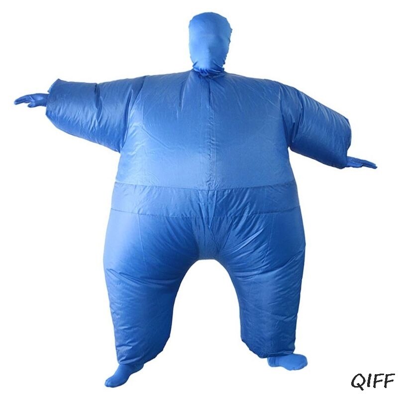 Inflatable Full Body Jumpsuit Cosplay Costume Adults Christmas Blowup Outfits F3ME: BL