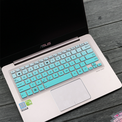 Dla Asus Zenbook UX305F TX300 TP300 P302 UX302 U303L RX310 UX32V UX305L 13.3 &#39;&#39;13 cal osłona na klawiaturę laptopa Protector skóry: Gradual Skyblue
