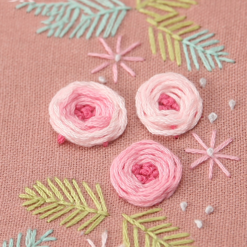 DIY wstążki rękojeść dla początkujących praktyczne zestawy europejskie kwiaty robótki kwiatowy ścieg krzyżykowy malowanie ścian ozdoby robić dekoracji wnętrz