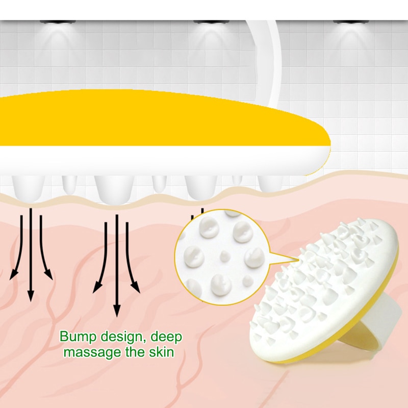 Blød anti cellulite børste kropsmassage slankende massage hydromassage spabad massager kropsbørste cellulite reduktion