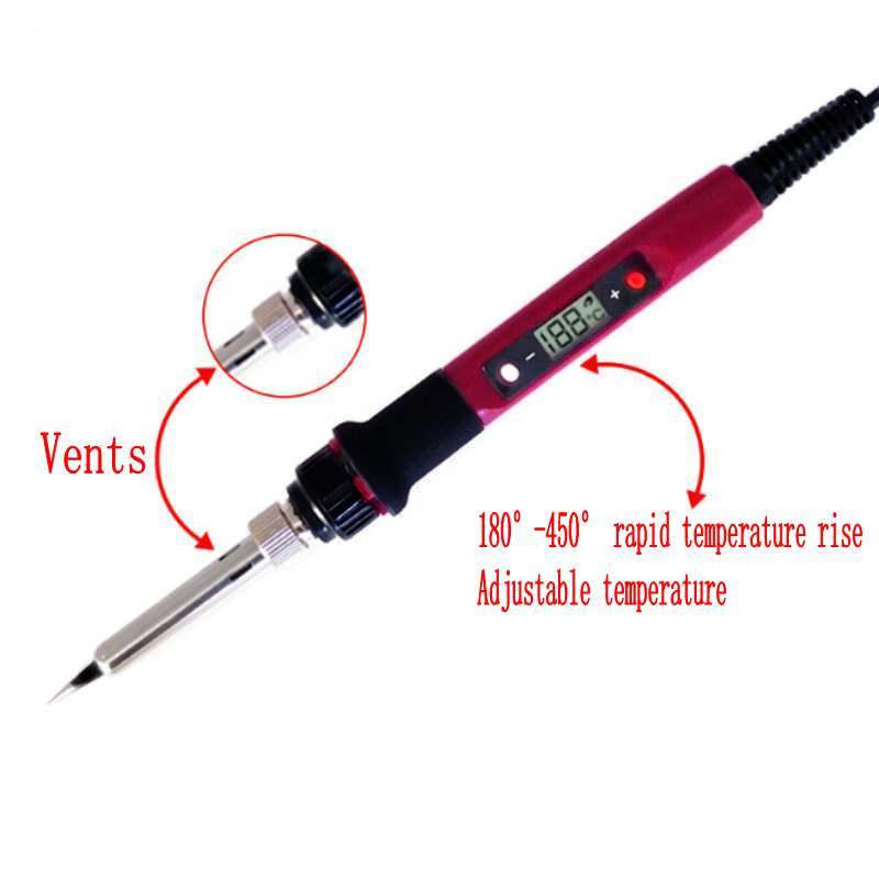 Digital Display Electric Soldering Iron Repair Station 220V 110V 60W 80W Temperature Adjustable Welding Soldering Tips Tools