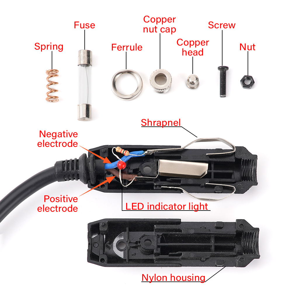 12V 24V Stecker Zigaretten anzünder Steckdose Stecker mit LED Auto Zigaretten anzünder Schalt stecker