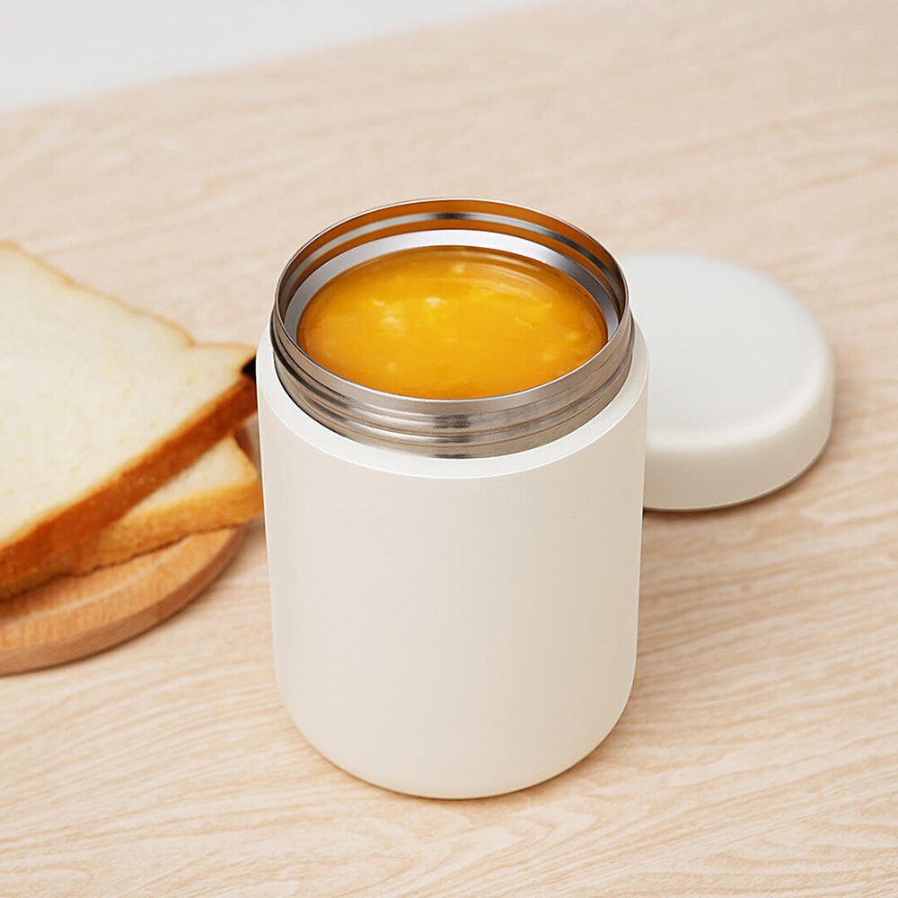 Xiaomi pinlo 550ml bærbar vakuumisolert koketermos i rustfritt stål braisert beger lett mattermos fra youpin