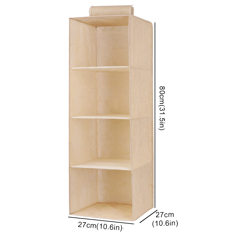 Organizador de gabinete, ropa interior colgante, acabado, armario de almacenamiento, estante de almacenamiento, caja de almacenamiento, cajón: Gris oscuro