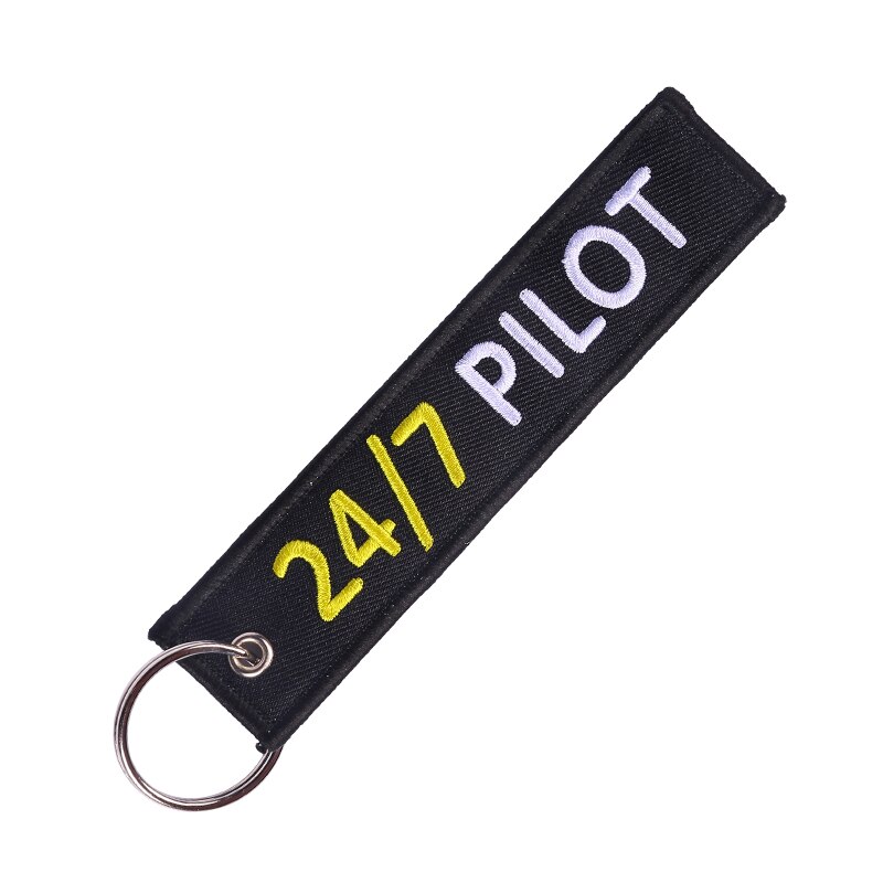 Tag Bagagli Trave Accessori con Rimuovere Prima Del Volo Del Ricamo Portachiavi Key Tag Regalo Speciale per Gli Amanti di Aeronautica: 1